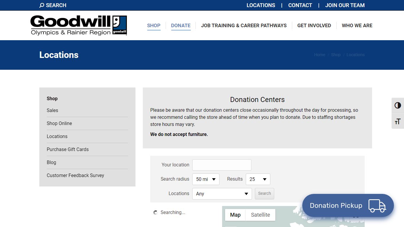Locations - Goodwill